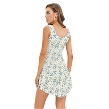 Load image into Gallery viewer, A Litte Wild Field White Printed Women&#39;s Tank Top Dress
